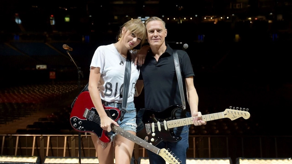 Bryan Adams grateful to Taylor Swift