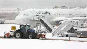 Winter chaos Germany